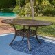 Windley Outdoor Expandable Aluminum Dining Set with Umbrella Hole by Christopher Knight Home - Thumbnail 5