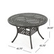 Windley Outdoor Expandable Aluminum Dining Set with Umbrella Hole by Christopher Knight Home - Thumbnail 17