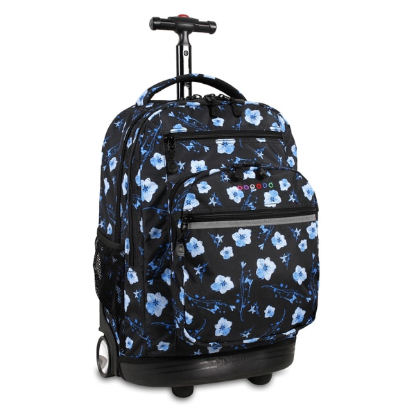 J World New York Sundance Night Bloom Rolling 15-inch Laptop Backpack