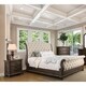 preview thumbnail 10 of 8, Furniture of America Brev Rustic Brown Fabric 3-piece Bedroom Set California King