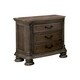 preview thumbnail 4 of 8, Furniture of America Brev Rustic Brown Fabric 3-piece Bedroom Set