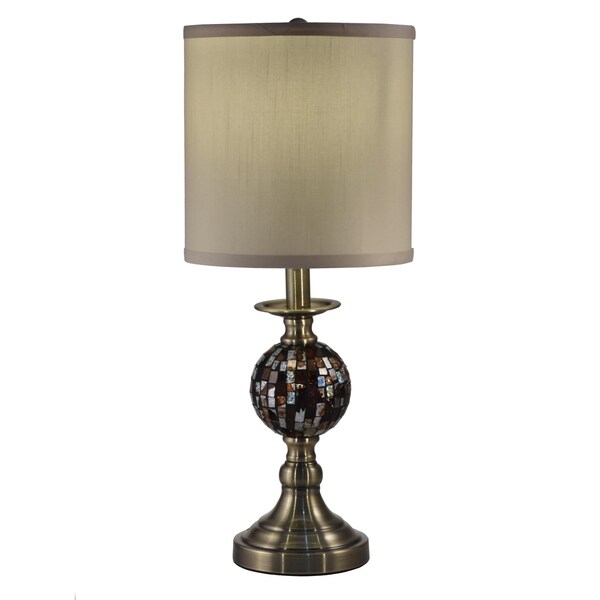 Springdale 21.25"H Dunford Mosaic Table Lamp