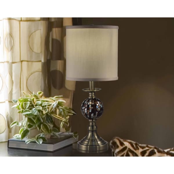Springdale 21.25"H Dunford Mosaic Table Lamp
