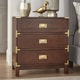 preview thumbnail 7 of 27, Kedric 3-drawer Goldtone Accent Nightstand by iNSPIRE Q Bold