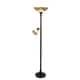 preview thumbnail 1 of 0, Springdale 70"H Brune Garden Torchiere Lamp with Side Light