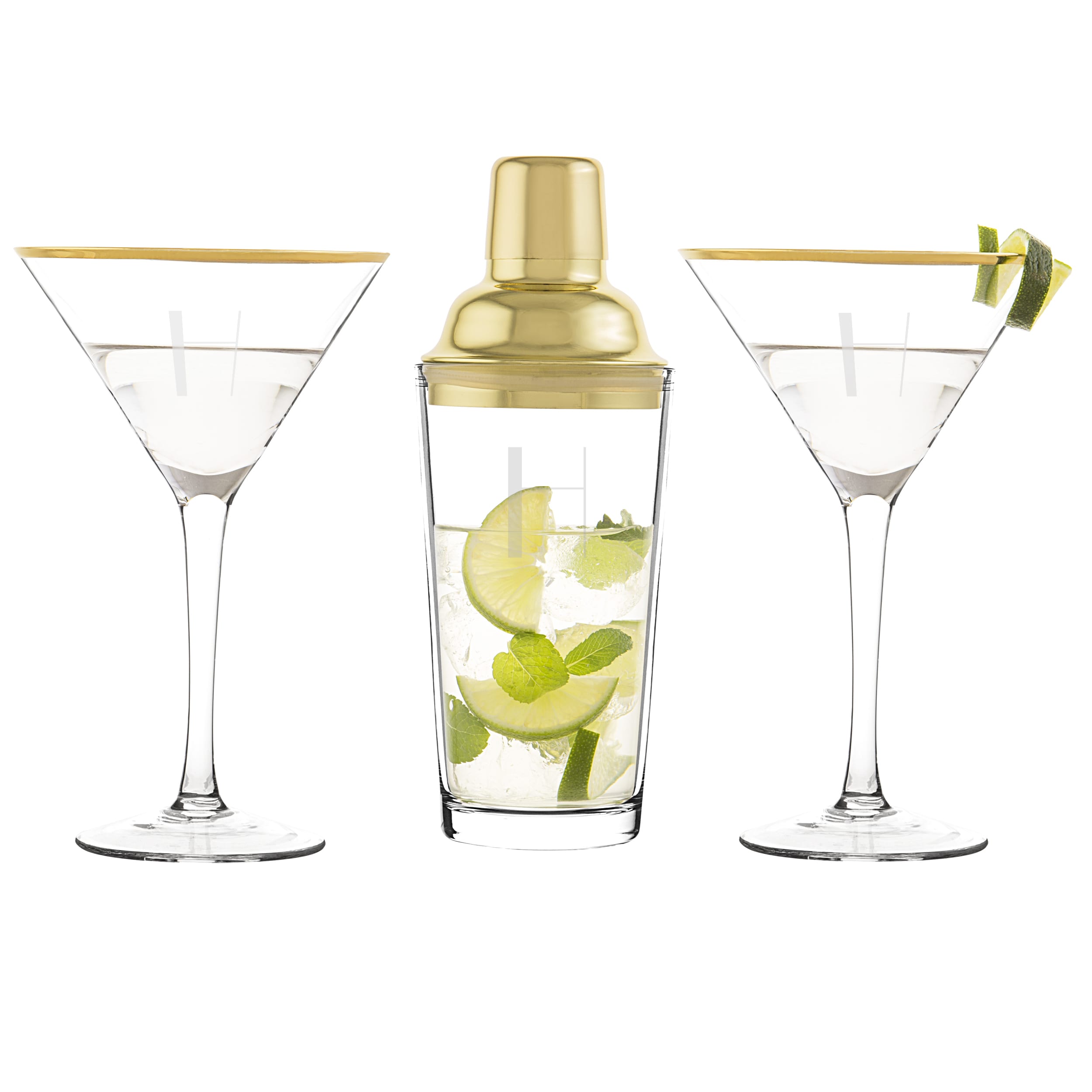 Personalized Cocktail Shaker and Cocktail glass – aartsengravery