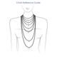 preview thumbnail 2 of 1, Kipling Stainless Steel Gold Cable Chain Necklace 3 MM, 36 INCH