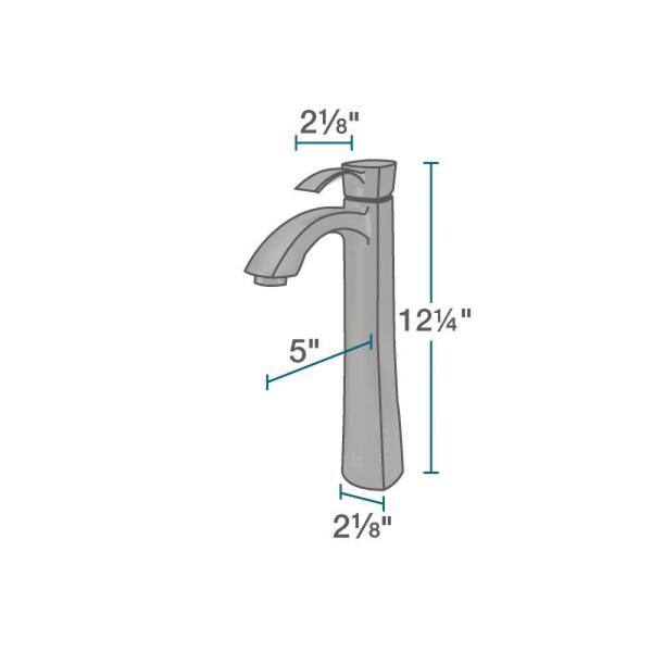 Glass Vessel Sink in Frosted with R9-7006 Faucet and Pop-Up Drain in Chrome Glass Vessel Sink in Frosted with R9-7006 Faucet and Pop-Up Drain in Chrome