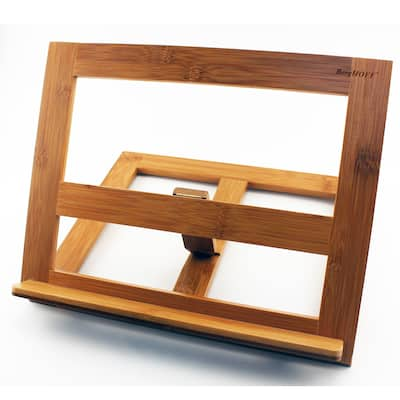 BergHOFF Bamboo Adjustable Cookbook Holder, 10.25"