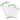Belwares Cutting Board w/ Non-Slip Feet & Drip Groove Set of 3 - Green