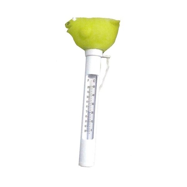8.25" Yellow Sea Lion Floating Swimming Pool or Spa Thermometer with Cord
