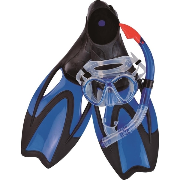 Blue Zray Teen/Young Adult Pro Scuba or Snorkeling Swimming Pool Set - Medium