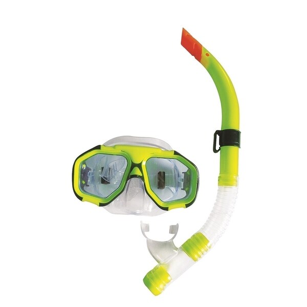 Lime Green Zray Teen/Young Adult Scuba Mask and Snorkel Dive Set