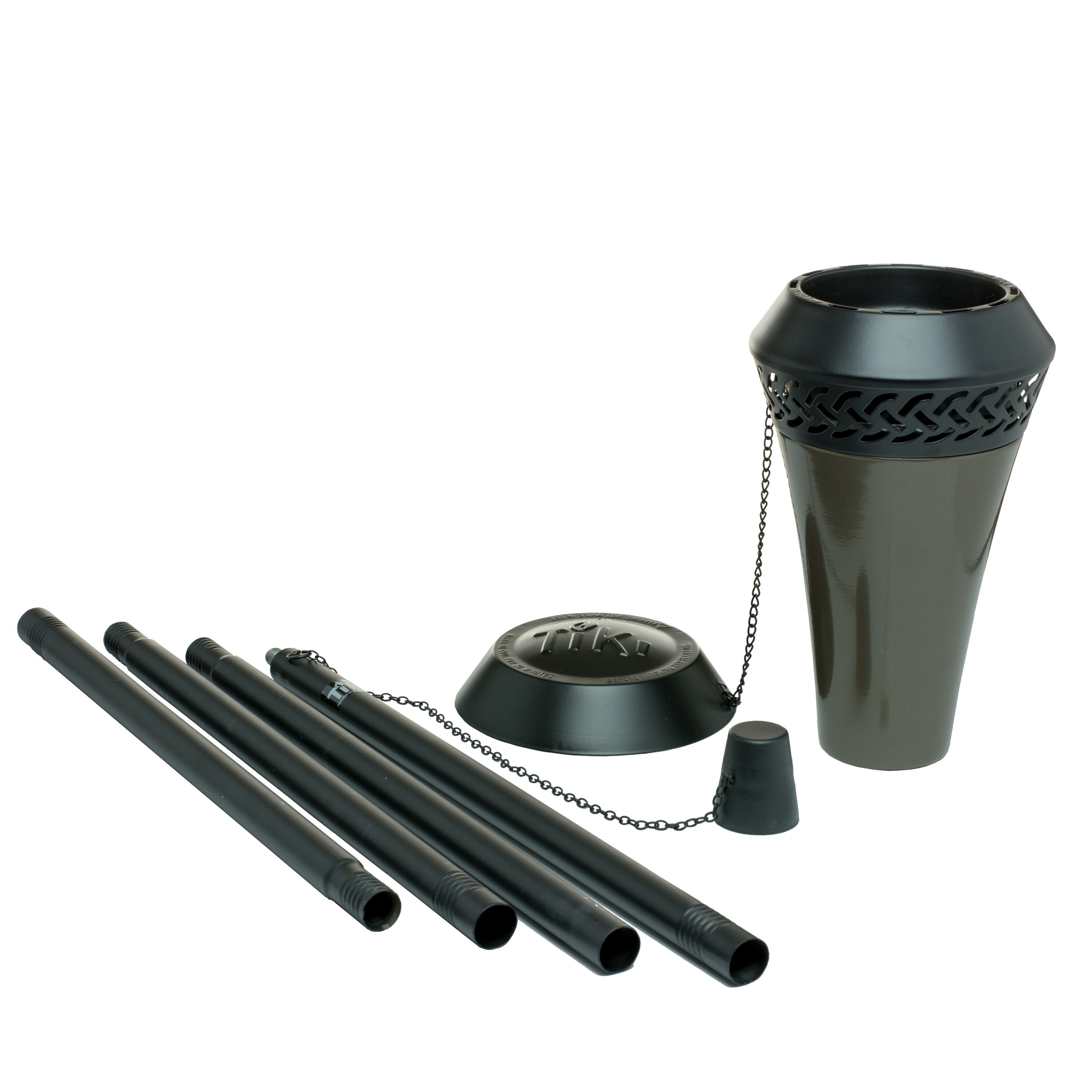 TIKI Brand (2) 66inch Island King Large Flame Torches and Bronze eBay