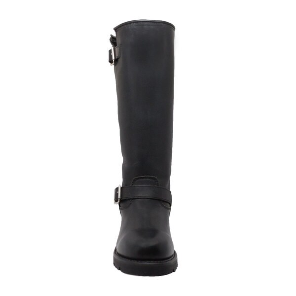 mens black biker boots