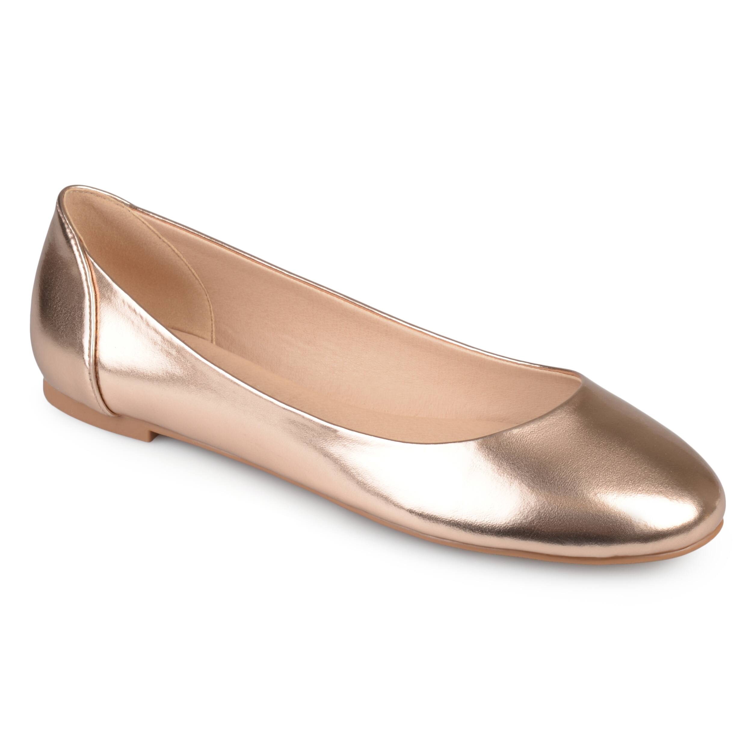 open toe comfort flats