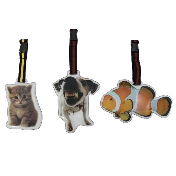 animal luggage tags
