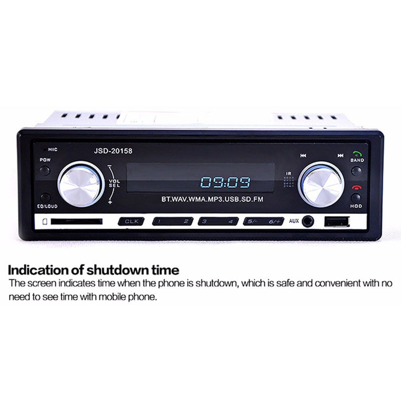 Bluetooth Car MP3 Player Stereo In-dash FM Aux Input Receiver SD 