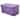 Sorbus Storage Bench Chest – Contemporary Faux Suede (Small, Purple)