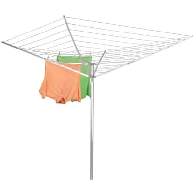 Household Essentials Aluminum Umbrella Outdoor Dryer, 165 feet