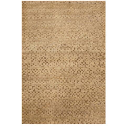 Handmade One-of-a-Kind Tibetan Wool Rug (India) - 2' x 3'