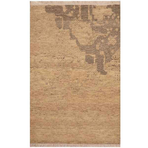 Handmade Tibetan Wool Rug (India) - 2' x 3'