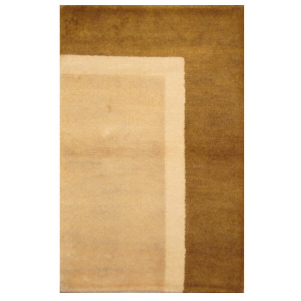 Handmade Tibetan Wool Rug (India) - 2' x 3'