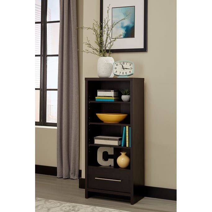 ClosetMaid Media Tower - Black/Espresso