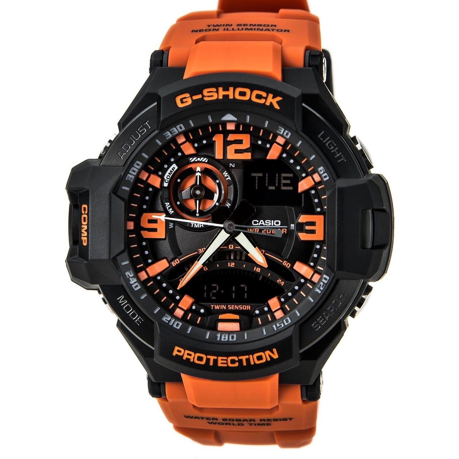 g shock orange strap