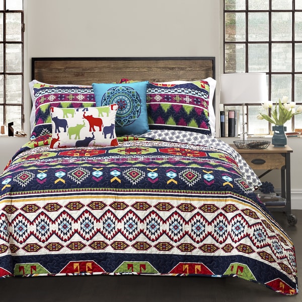 Lush Decor Sanora 5-piece Reversible Quilt Set