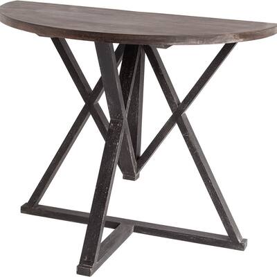 Mercana Milne II Black Wood Accent Table