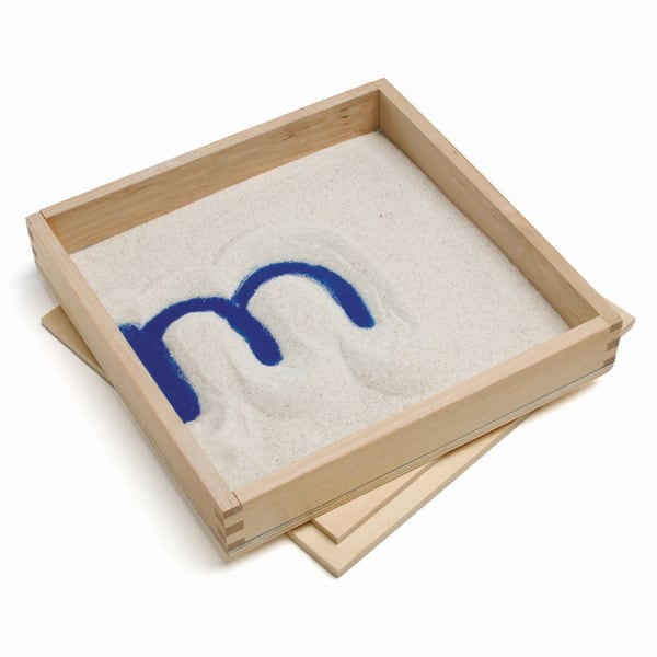 slide 1 of 1, Primary Concepts Letter Formation Sand Trays, Set of 4 - Brown