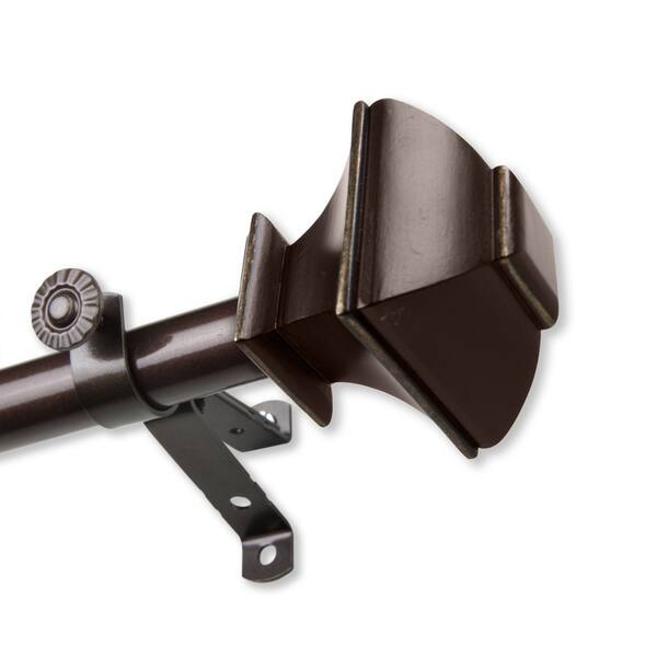 Shop Instyledesign Eugene Adjustable Curtain Rod 13 16 Inch Dia