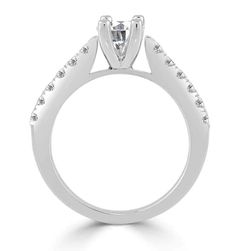Auriya Round 3/4ctw Diamond Engagement Ring 14K Gold