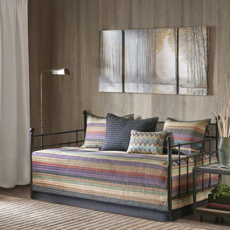 Madison Park Sequoia Multi Quilted 6-piece Daybed Set