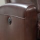 preview thumbnail 11 of 21, Eli Contemporary Leather Living Room Power Recliner with Lumbar Massage