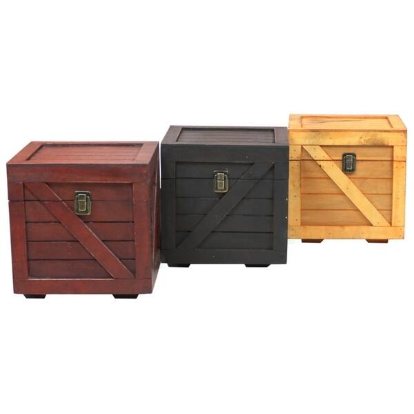 Shop Wooden Stackable Lidded Crate Free Shipping On Orders Over