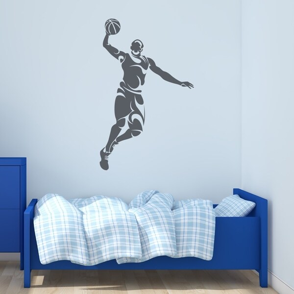 Abstract Basketball Player Wall Decal