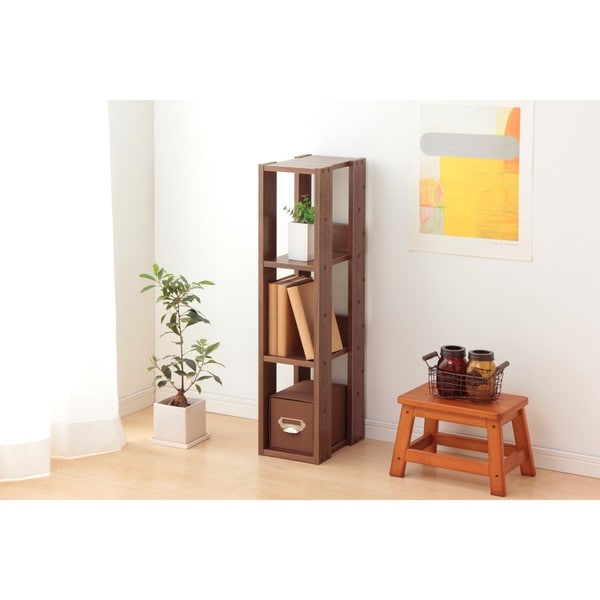 slim shelving unit