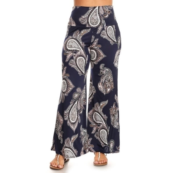 Shop Women's Plus Size Floral Lace Pattern Pants - Free Shipping On ...