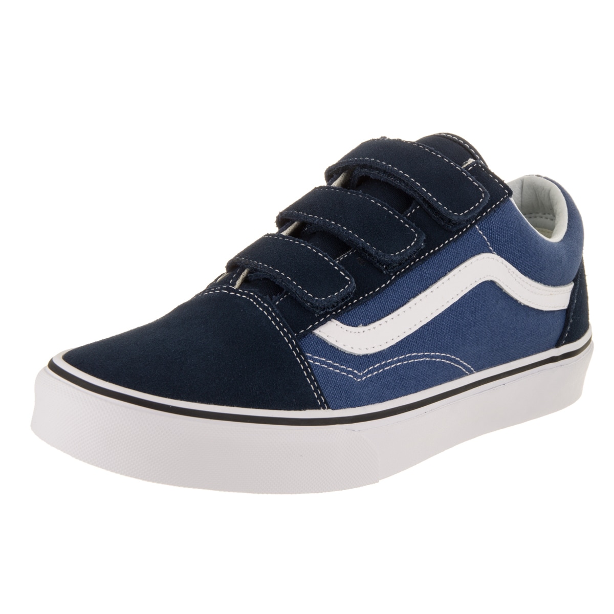 suede canvas old skool v blue