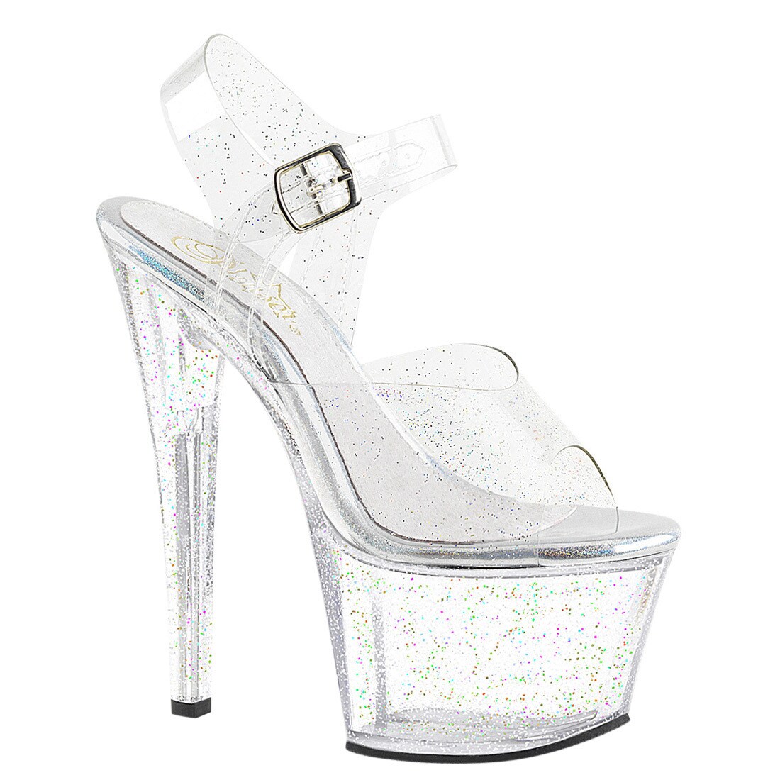 pleaser shoe straps