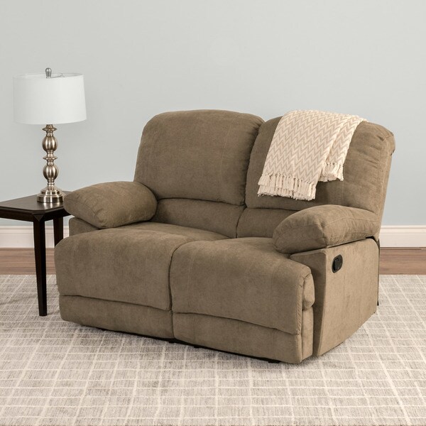 Shop CorLiving Lea Chenille Fabric Reclining Loveseat Ships To Canada