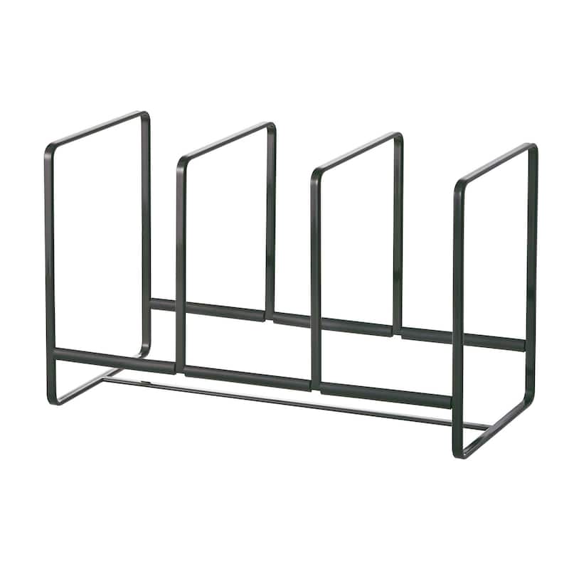 Yamazaki Home Tower Dish Storage Rack - Large/Narrow - Black