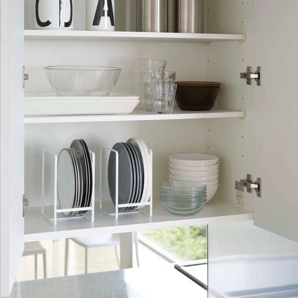 Wall mounted best sale dish storage