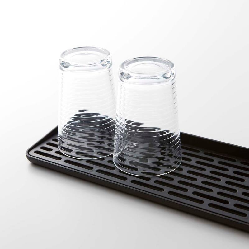 Yamazaki Home Tower Sink Side Glass Drainer