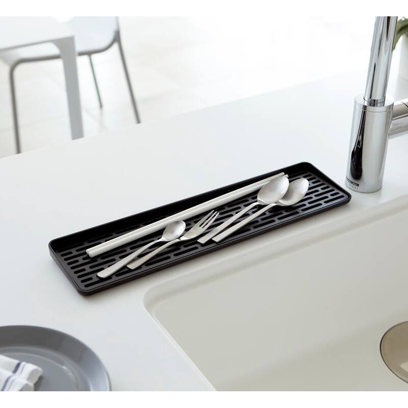 Yamazaki Home Tower Sink Side Glass Drainer