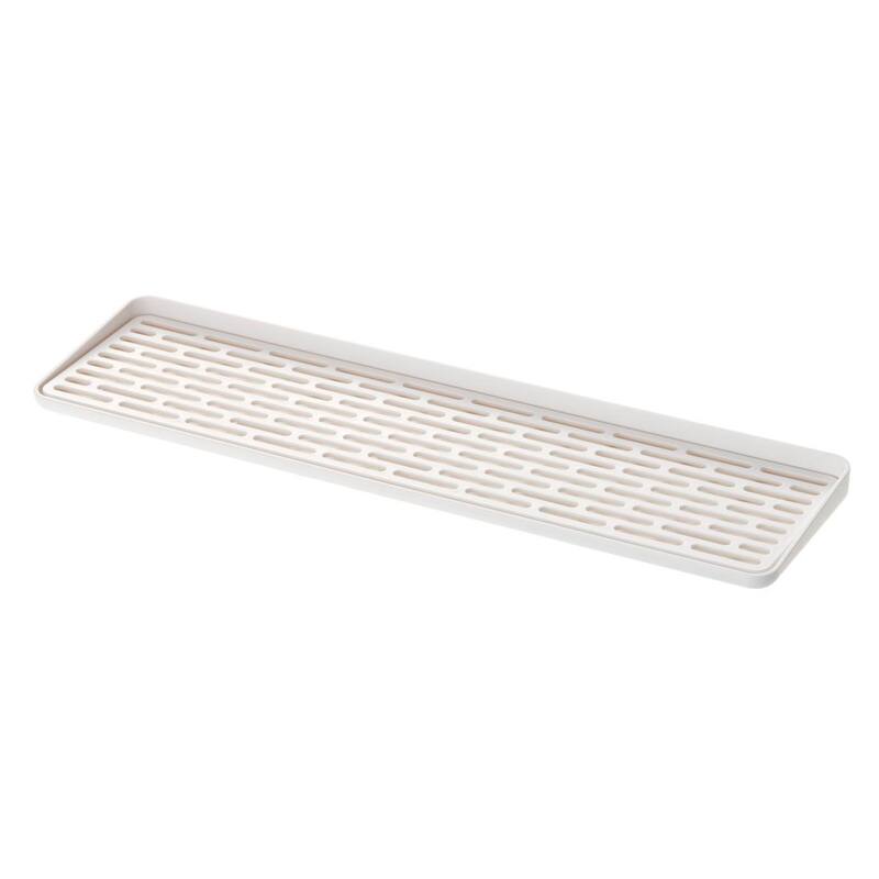 Yamazaki Home Tower Sink Side Glass Drainer - White