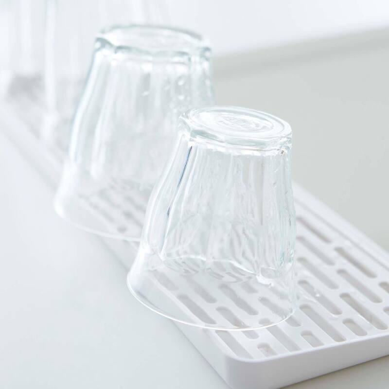 Yamazaki Home Tower Sink Side Glass Drainer