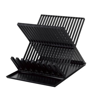 2 Tier Plastic Kitchen Dish Drying Rack with Lid Cover - On Sale - Bed Bath  & Beyond - 37403843